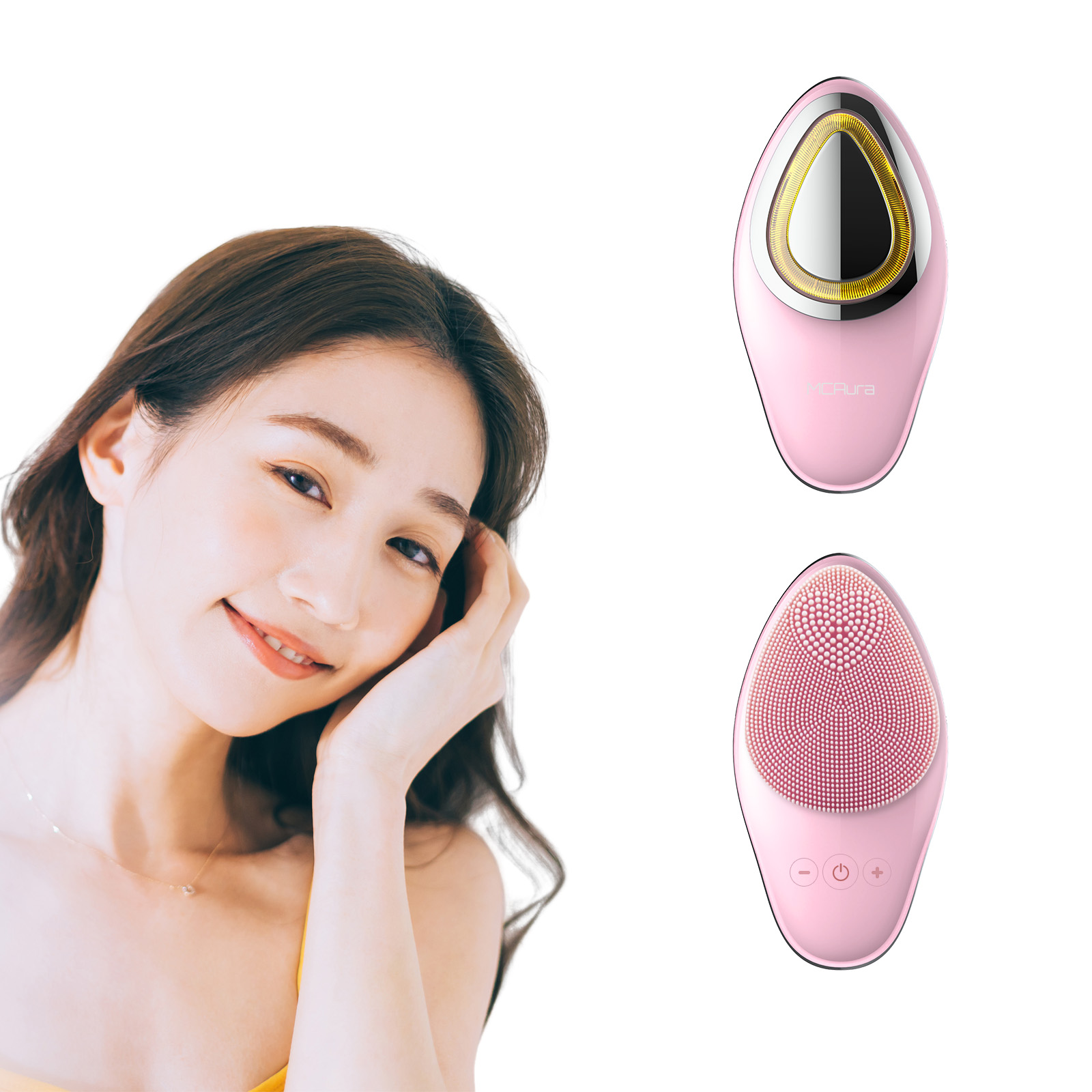 MCAura 洗顔ブラシ 美顔器 MC2511 MC2511洗顔ブラシ＆ 美顔器-MCAura公式オンラインストア